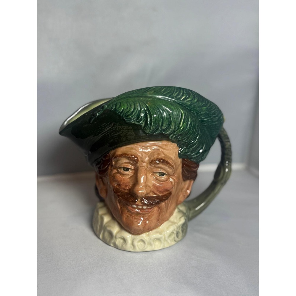 Royal Doulton Large 6" Hand Painted The Cavalier Toby Jug